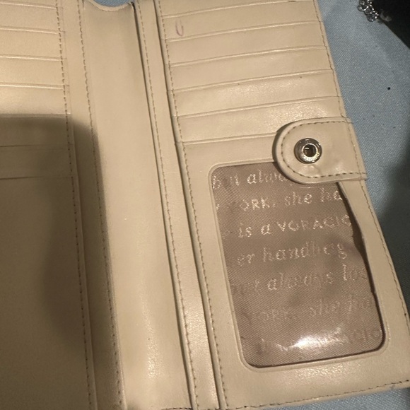 Kate Spade Black Floral Embossed Wallet - Picture 4 of 7